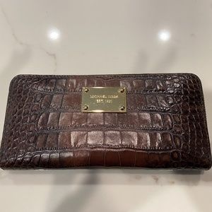 Michael Kors Wallet - Leather - Crocodile Embossed